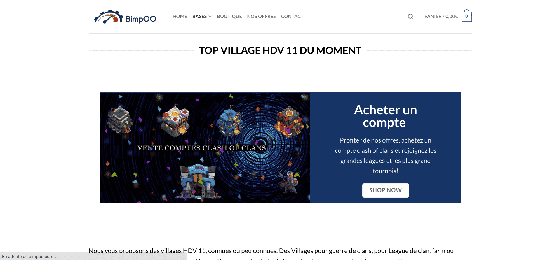 Les meilleurs villages HDV 11 de clash of clans