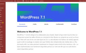 WordPress 7.1 Mary Lou, la version majeure sortie le 19 août 2026 au WordCamp US
